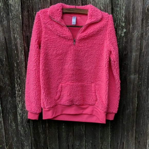 fuzzy fleece pullover hoodie
